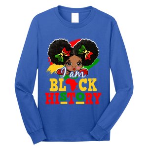 I Am Black History Month Black Melanin Gift Long Sleeve Shirt