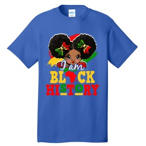 I Am Black History Month Black Melanin Gift Tall T-Shirt