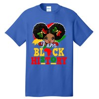 I Am Black History Month Black Melanin Gift Tall T-Shirt