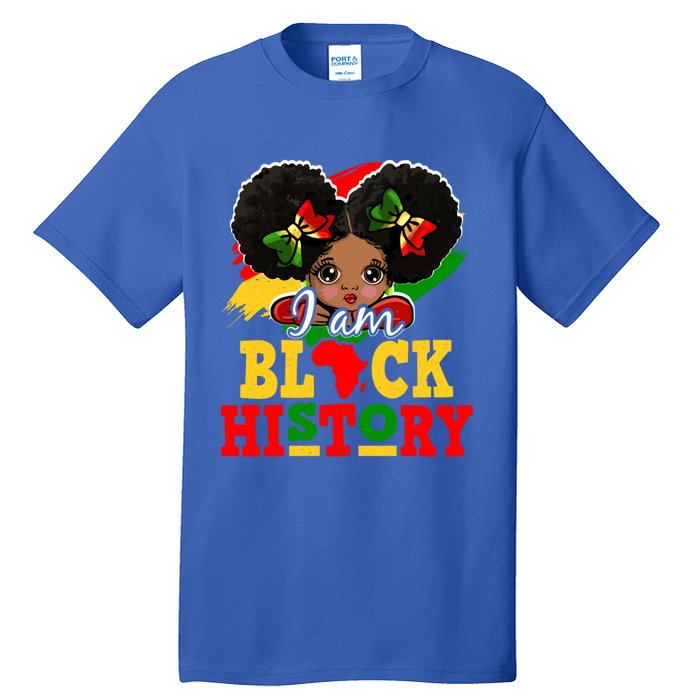 I Am Black History Month Black Melanin Gift Tall T-Shirt