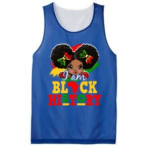 I Am Black History Month Black Melanin Gift Mesh Reversible Basketball Jersey Tank