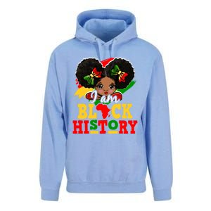 I Am Black History Month Black Melanin Gift Unisex Surf Hoodie