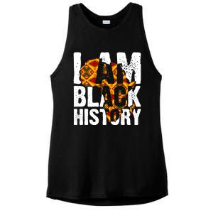 I Am Black History Month Melanin African Map Juneteenth Cool Gift Ladies PosiCharge Tri-Blend Wicking Tank