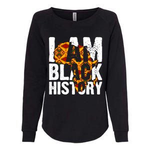 I Am Black History Month Melanin African Map Juneteenth Cool Gift Womens California Wash Sweatshirt