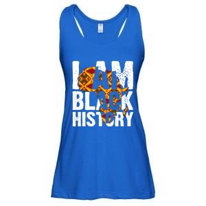 I Am Black History Month Melanin African Map Juneteenth Cool Gift Ladies Essential Flowy Tank