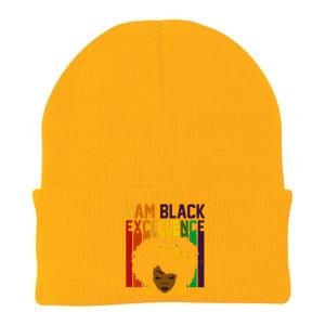 I Am Black Excellence Knit Cap Winter Beanie