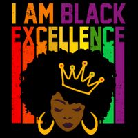 I Am Black Excellence Cooling Performance Crew T-Shirt