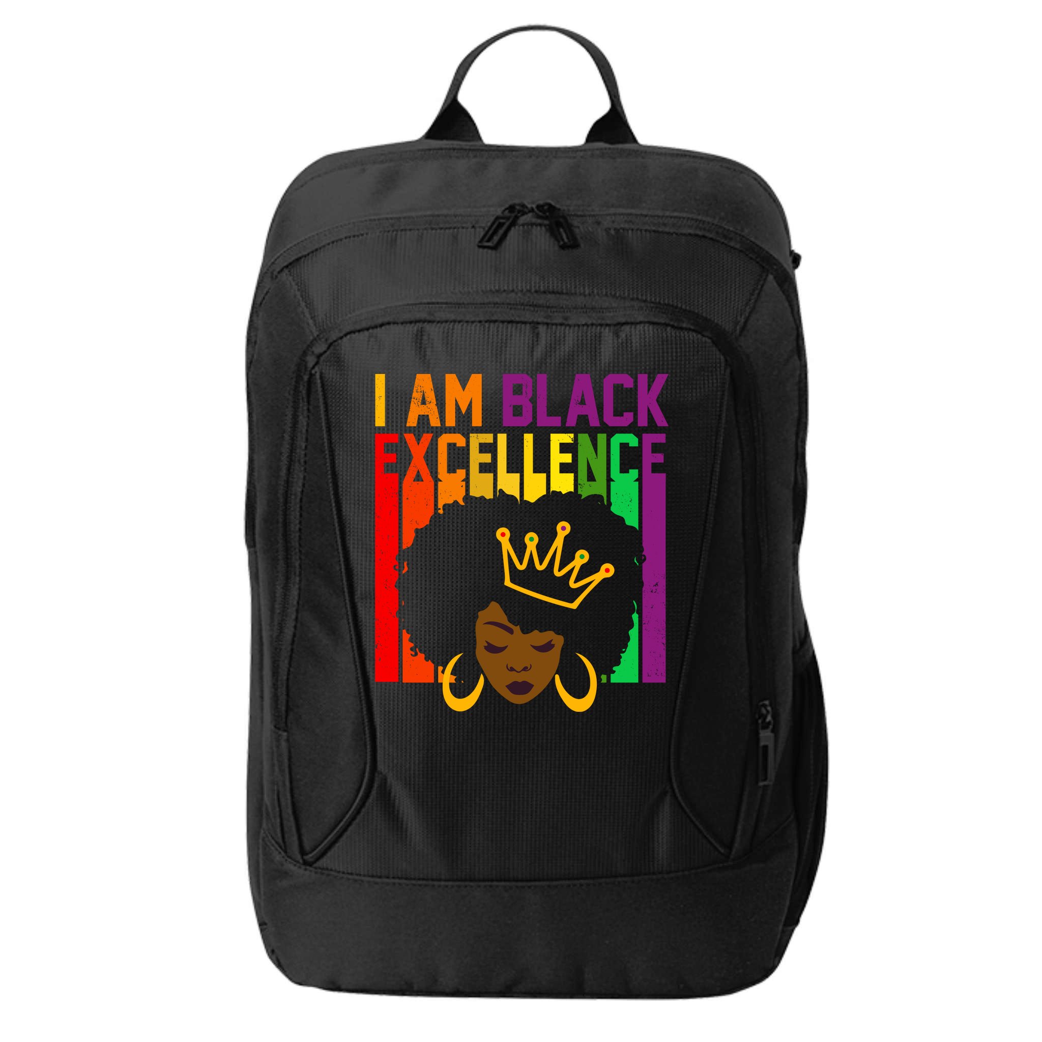 I Am Black Excellence City Backpack