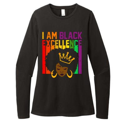 I Am Black Excellence Womens CVC Long Sleeve Shirt