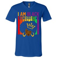 I Am Black Excellence V-Neck T-Shirt