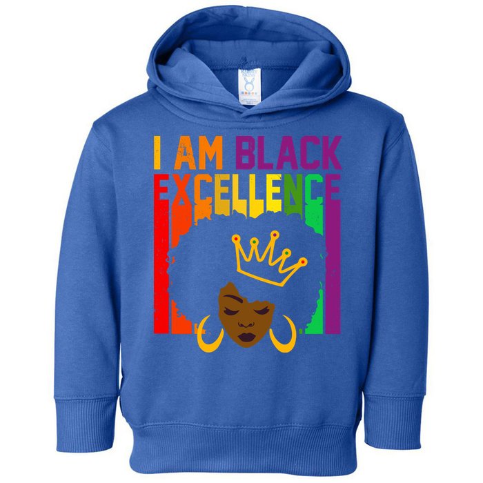 I Am Black Excellence Toddler Hoodie