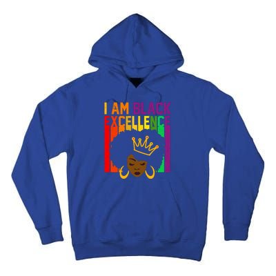 I Am Black Excellence Tall Hoodie