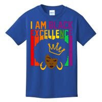 I Am Black Excellence Kids T-Shirt