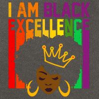 I Am Black Excellence Cotton Canvas Backpack