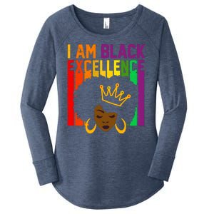 I Am Black Excellence Women's Perfect Tri Tunic Long Sleeve Shirt