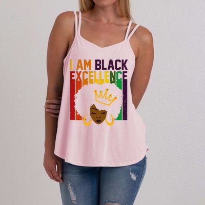 I Am Black Excellence Women's Strappy Tank