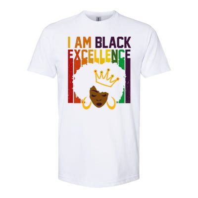 I Am Black Excellence Softstyle® CVC T-Shirt