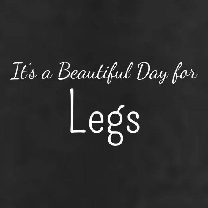 Its A Beautiful Day For Legs Gift Adult Drive Performance Visor