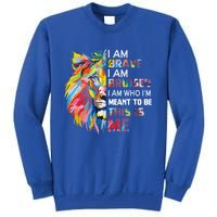 I Am Brave Bruised I Am Who Im Meant To Be Gift Sweatshirt