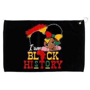 I Am Black History Month Black Melanin Meaningful Gift Grommeted Golf Towel