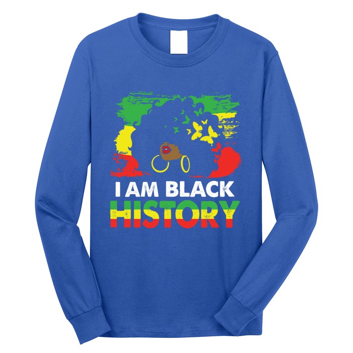 I Am Black History Month African American Cute Gift Long Sleeve Shirt