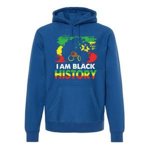 I Am Black History Month African American Cute Gift Premium Hoodie