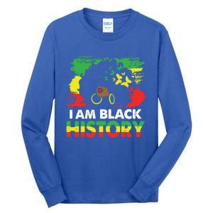 I Am Black History Month African American Cute Gift Tall Long Sleeve T-Shirt