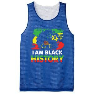 I Am Black History Month African American Cute Gift Mesh Reversible Basketball Jersey Tank