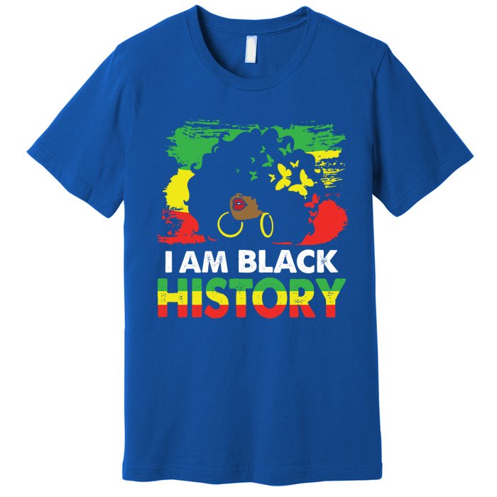 I Am Black History Month African American Cute Gift Premium T-Shirt