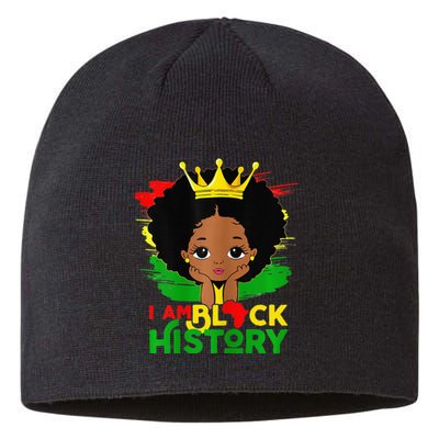 I Am Black History funny Black History Month Sustainable Beanie