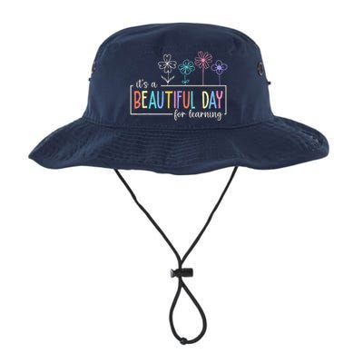 ItS A Beautiful Day For Learning Teacher Students Legacy Cool Fit Booney Bucket Hat