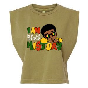 I Am Black History Month African American Gift Garment-Dyed Women's Muscle Tee