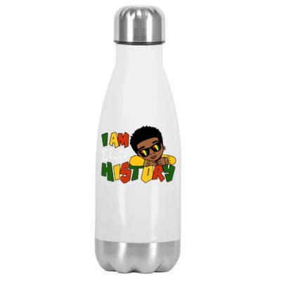 I Am Black History Month African American Gift Stainless Steel Insulated Water Bottle