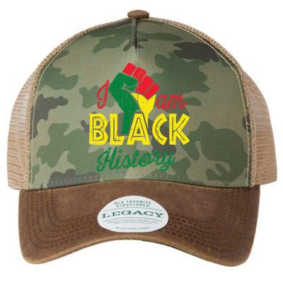 I Am Black History Month African American Pride Celebration Legacy Tie Dye Trucker Hat