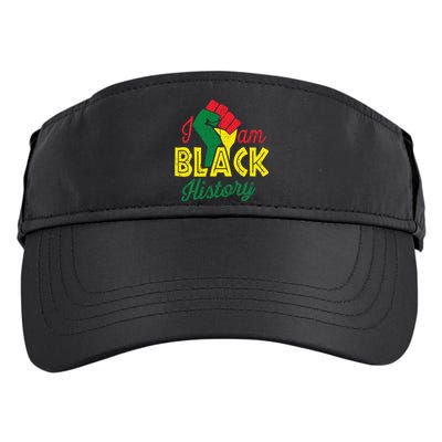 I Am Black History Month African American Pride Celebration Adult Drive Performance Visor