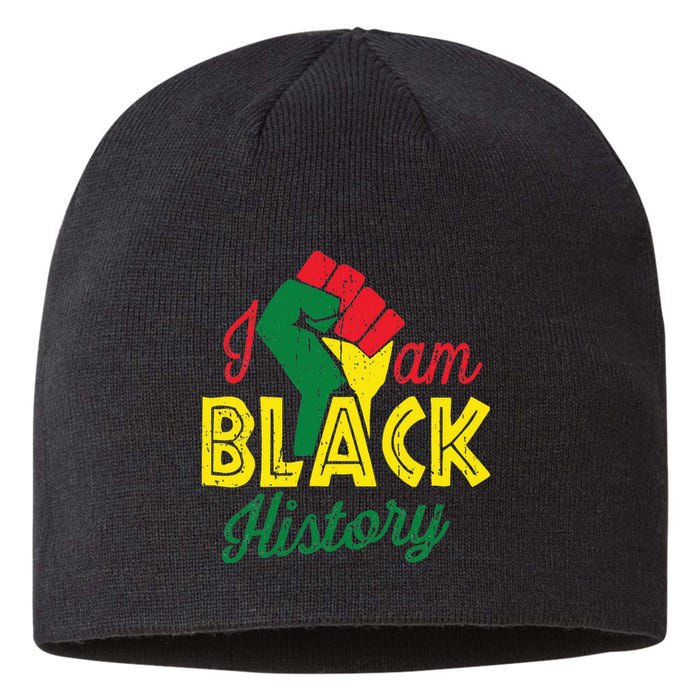 I Am Black History Month African American Pride Celebration Sustainable Beanie