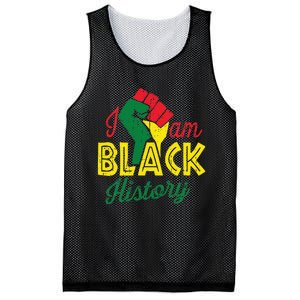 I Am Black History Month African American Pride Celebration Mesh Reversible Basketball Jersey Tank