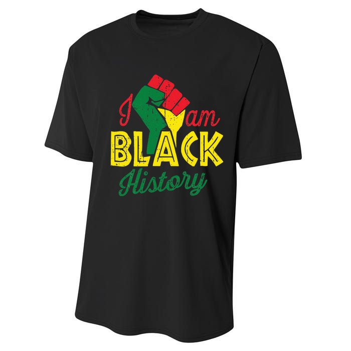 I Am Black History Month African American Pride Celebration Performance Sprint T-Shirt