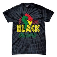 I Am Black History Month African American Pride Celebration Tie-Dye T-Shirt