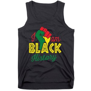 I Am Black History Month African American Pride Celebration Tank Top