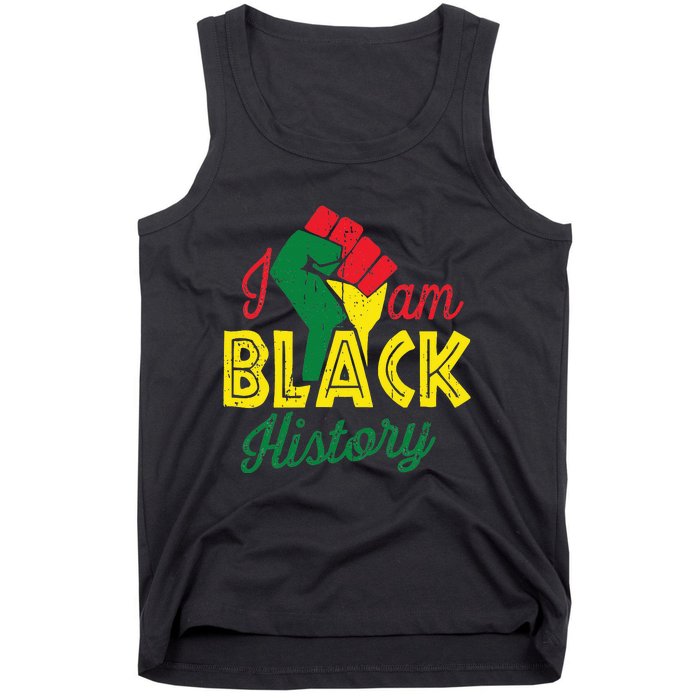 I Am Black History Month African American Pride Celebration Tank Top