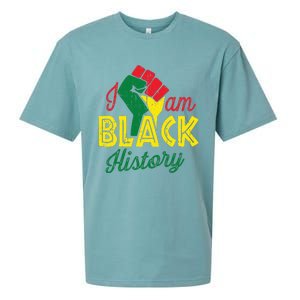 I Am Black History Month African American Pride Celebration Sueded Cloud Jersey T-Shirt