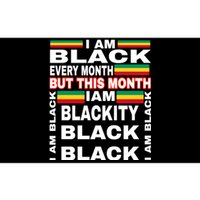 I Am Black Every Month Bumper Sticker