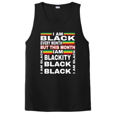 I Am Black Every Month PosiCharge Competitor Tank