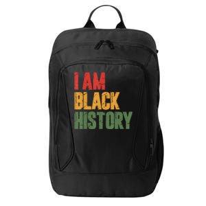 I Am Black History funny Black History Month City Backpack