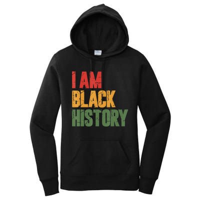 I Am Black History funny Black History Month Women's Pullover Hoodie