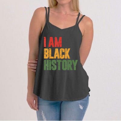 I Am Black History funny Black History Month Women's Strappy Tank