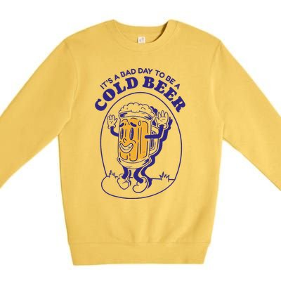 Its A B.A.D. Day To Be A Beer Funny Drinking Beer Premium Crewneck Sweatshirt