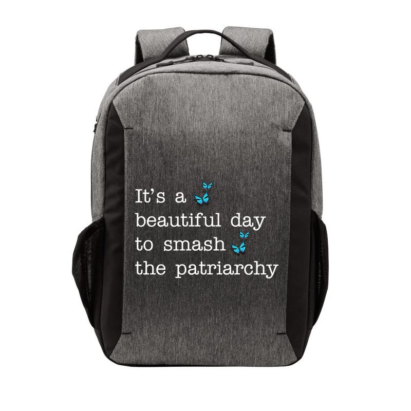 It's A Beautiful Day To Smash The Patriarchy Feminism Vector Backpack