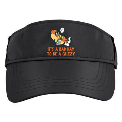 It’S A Bad Day To Be A Glizzy 4th Of July Hot Dog Lovers Adult Drive Performance Visor